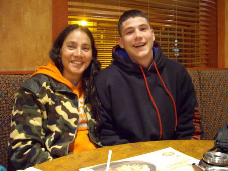 Annie Clair with her son, Junior, on his 21st birthday. (Photo: Shanelle Clair)