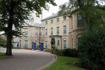 Staff have noticed cracks at Government House, which was renovated in 2009. (Photo by Hilary Beaumont)