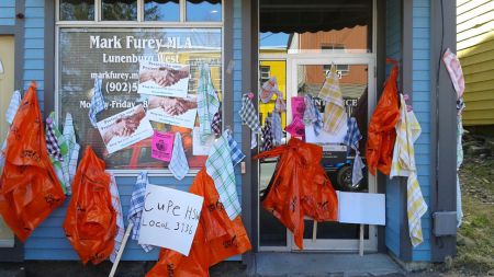 Home care workers and professionals or mere cleaners and dishwashers. Bridgewater MLA Mark Furey's constituency office after a visit by 230 home care workers. Photo contributed 