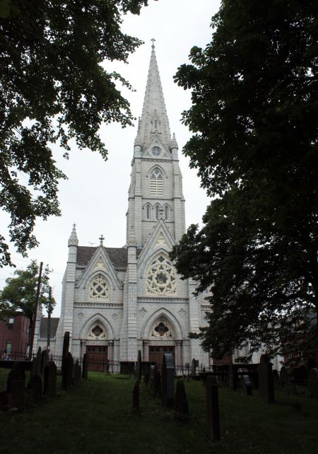 St. Mary's Cathedral Basilica has reported the largest number of new cracks. (Photo by Hilary Beaumont)