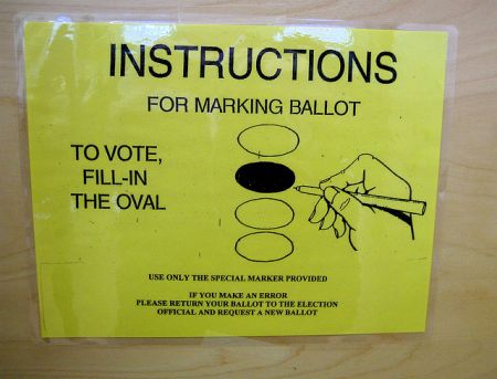 VOTE! [Photo: Muffet]