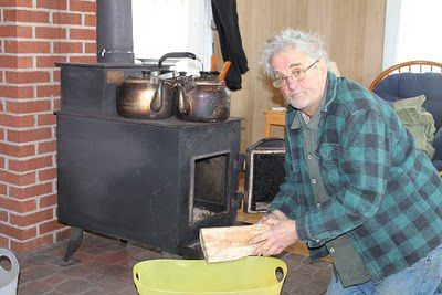 David Orton at home in Pictou Co.