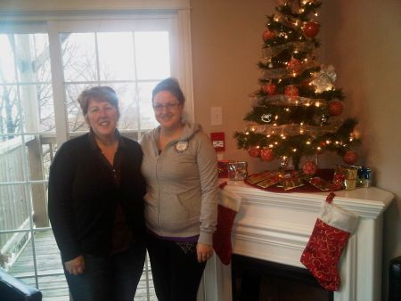 From right to left: Our Thyme Cafe staff members Lynn Yetman and Fallon Drane pose in the cafe’s newest expansion. The expansion has allowed women at the cafe meet for one one training and allowed non -profit groups to have a meeting room.