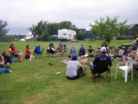 Participants of Camp Out in Pictou County, Nova Scotia, shared stories of LGBTQ activism in the Maritimes.  Photo: Sonia Edworthy