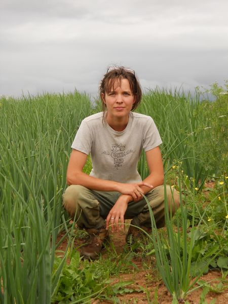 Amy Lounder, who spoke at the ACORN conference, is a musician and a civil servant in addition to being a farmer.  Photo: Steven Wendland