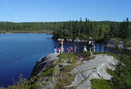 Swimming spot at East Pine Island Pond (Backlands Coalition)