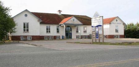 This office building in Sheet Harbour once housed a Community Services office with a staff of three. Now the office is closed down, and local residents worry that access will become more difficult. Photo Sheet Harbour Chamber of Commerce