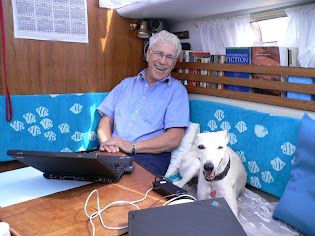 Silver Donald Cameron plus Dog. Photo: Silver Donald Cameron