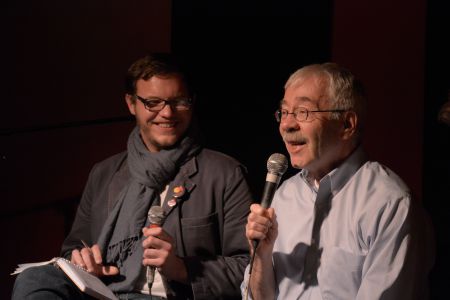 Evan Coole (left) and Gerald Hannon (right) offer a history lesson at The Company House.  (Photo Mark Rendell)