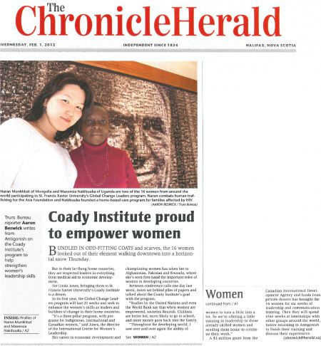 No more bylines or photo credits and the ability to work from home. The Chronicle Herald is now scab-friendly. But the Canadian Freelance Union would rather you didn't do it. [Photo: coady institute]