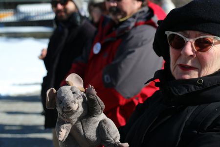 While adorable rat hand puppets brought smiles to the crowd, living with real rats is no laughing matter. [Photo: Miles Howe]