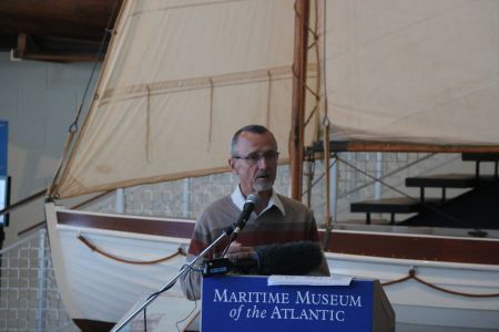 Retired Environment Canada scientist Bill Ernst can see no reason - other than industrial lobbying - for amendments to the Fisheries Act. [Photo: M. Howe]