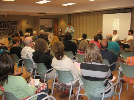 About 50 people gathered at a panel discussion criticizing Jason Kenney, Minister of Citizenship, Immigration and Multiculturalism. Photo by David Parker