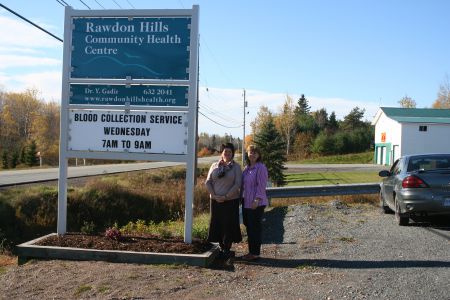 Kathy Blois and receptionist Vanda Neil work at the Community Health Centre in Rawdon Hills, in rural East Hants. Photos Robert DeVet