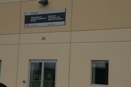 Behind these doors lie millions of Atlantic Canadian artifacts. [Photo: Miles Howe]