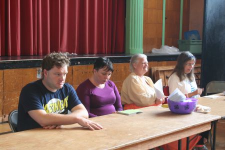 Poverty activist Kendall Worth (far left) was denied an opportunity to speak at the Community Services Standing Committee. Worth suffered greatly after the allowance for his physician-prescribed diet was cut. Photo Robert Devet