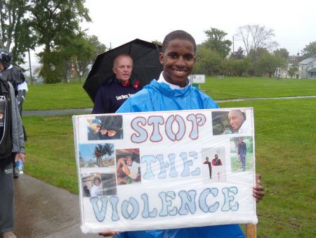 March in memory of Kaylin Diggs who was murdered in August, 2012. Photo by Ben Sichel 