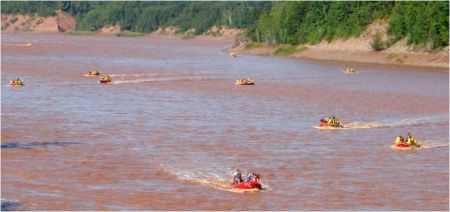 Commercial, fishing, conservation and environmental groups have put the provincial government on notice: They stand with the right to a referendum, and stand opposed to the Alton Gas caverns. [Photo: tidalboreraftingtours.com]