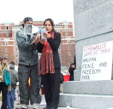 Malalai Joya addresses rally