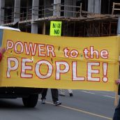 March Against the G8 in Halifax