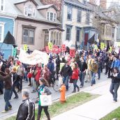 March Against the G8 in Halifax