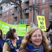 March Against the G8 in Halifax