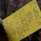 March Against the G8 in Halifax