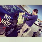 Getting the cars ready.  Photo: Sima Sahar Zerehi