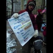 Photos from Midwife Rally. January 20th, 2011. Provincial House, Halifax, Nova Scotia