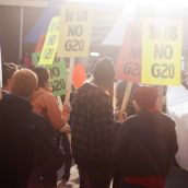 G8 Rally and Picket, Halifax.