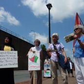 Samira Taha, Linda Scherzinger, Winniefred Kwak and Ruth Gamberg (Independent Jewish Voices). 