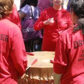 Native women drummers