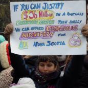 Photos from Midwife Rally. January 20th, 2011. Provincial House, Halifax, Nova Scotia