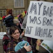 Photos from Midwife Rally. January 20th, 2011. Provincial House, Halifax, Nova Scotia