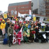 Group photo after the rally.  Many had already left at that time.  Photo Robert Devet