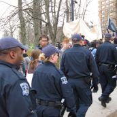 HRM Police join the rally