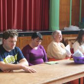 The International Day for the Eradication of Poverty in Halifax started with a breakfast and panel discussion at St. Matthew's United Church. Photo Robert Devet