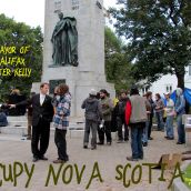 Mayor Peter Kelly Visits Occupy Nova Scotia