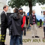 Mayor Peter Kelly Visits Occupy Nova Scotia