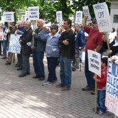 Halifax protest against Netanyahu's visit to Canada.