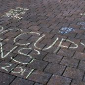 The Peoples Chalk Messages. Why I Occupy NS