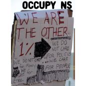 OccupyNS Vigil at Halifax Police Headquarters