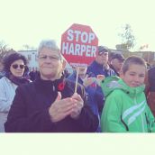 Veterans march against office closures