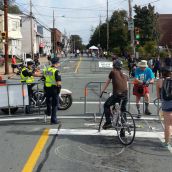 Halifax Regional Police officers on duty at major intersections are one of the major costs of the event.