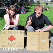 The Peoples Chalk Messages. Why I Occupy NS