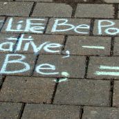 The Peoples Chalk Messages. Why I Occupy NS