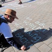 The Peoples Chalk Messages. Why I Occupy NS