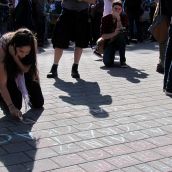 The Peoples Chalk Messages. Why I Occupy NS