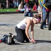 The Peoples Chalk Messages. Why I Occupy NS