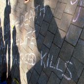 The Peoples Chalk Messages. Why I Occupy NS